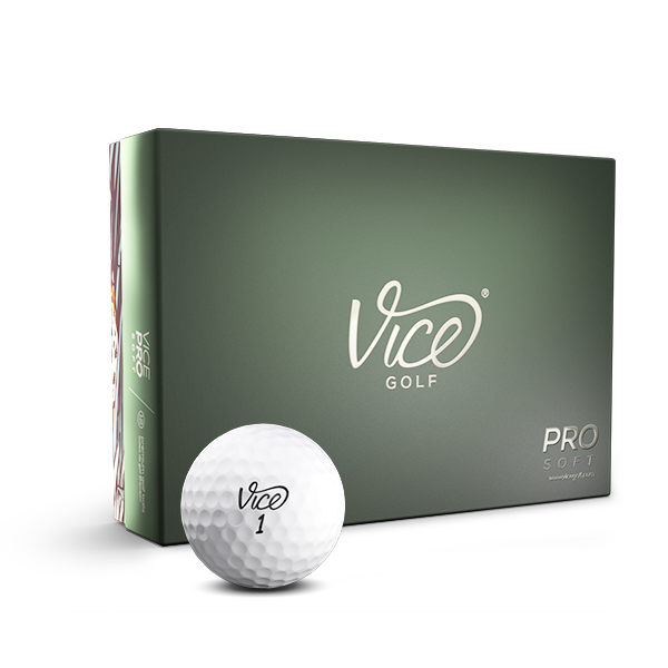 Vice PRO SOFT WHITE Golf Balls