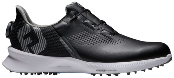 FootJoy Men's Fuel Boa Golf Shoes in Black/Blue, Size 7, Medium